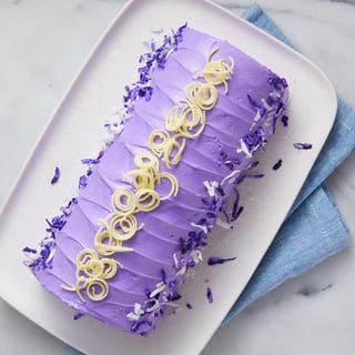 Iced Ube Roll